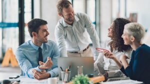 Digital marketers planning lead generation strategy in GCC